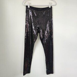Marc Jacobs Skinny Black Sequin Leggings Size 4